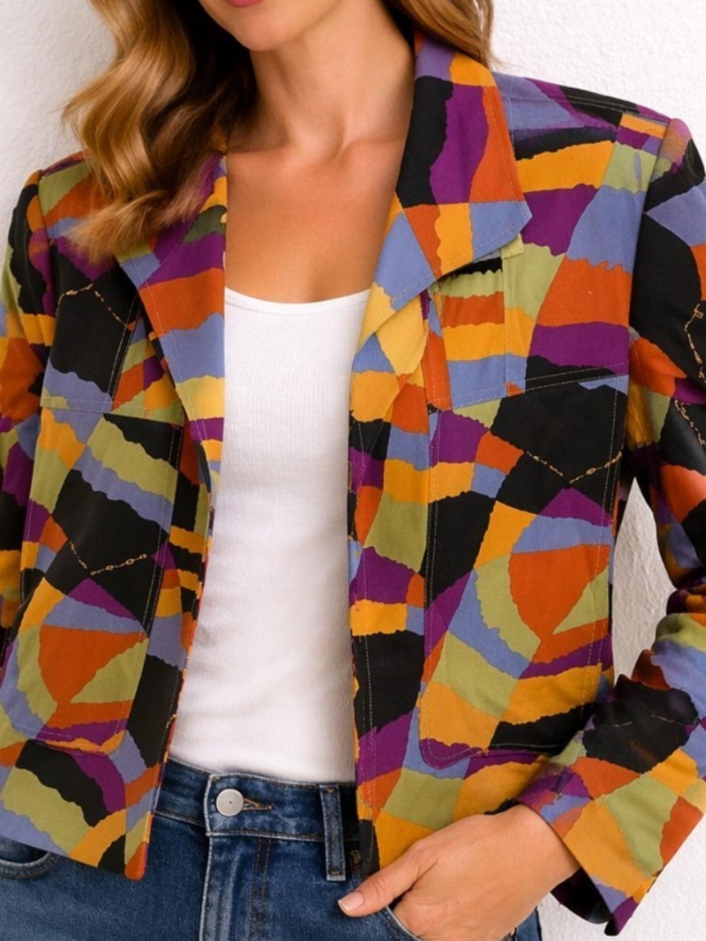 Patrick Christopher Colorful Statement Blazer​